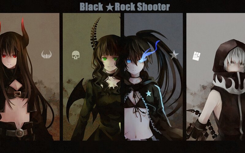 Black Rock Shooter characters