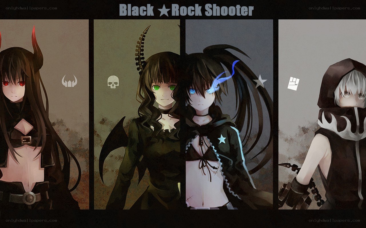 Black Rock Shooter characters