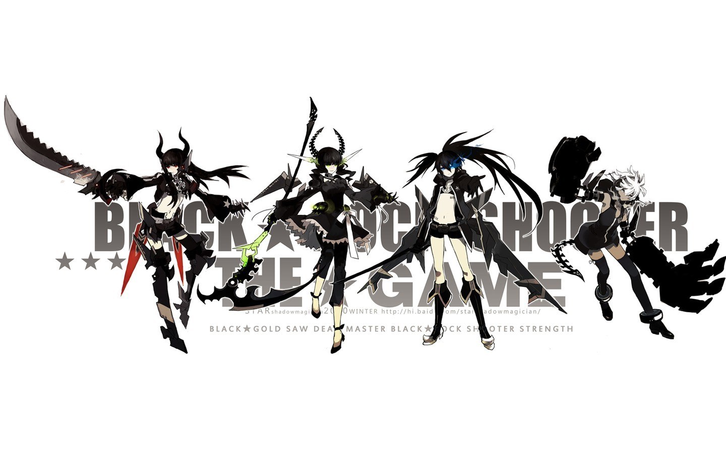 Black Rock Shooter characters