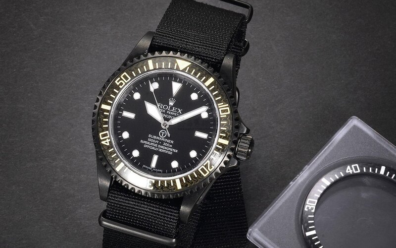 Black Rolex Watch — Neutral