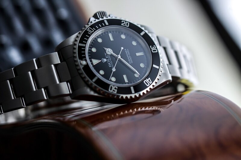 Black Rolex Watch