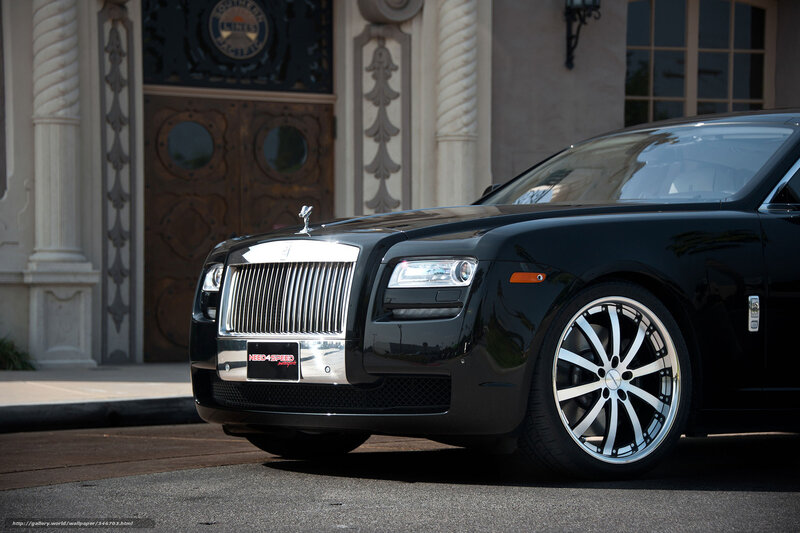 Black Rolls-Royce Car — Dramatic, Afternoon, Photograph