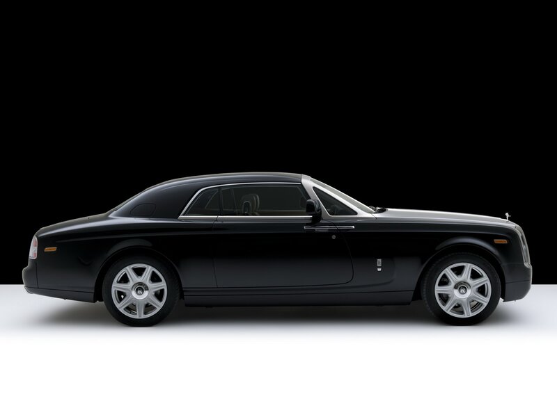 Black Rolls-Royce Coupe — Dramatic, Photograph