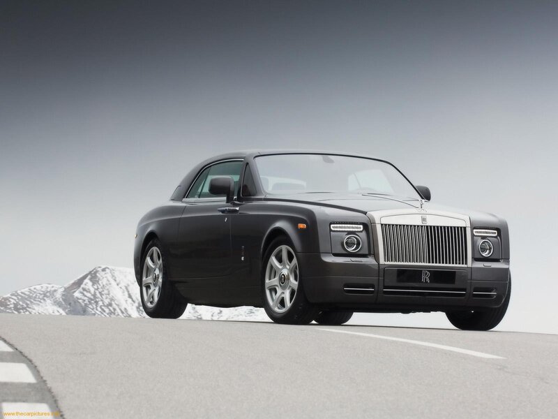 Black Rolls-Royce Coupe — Gray
