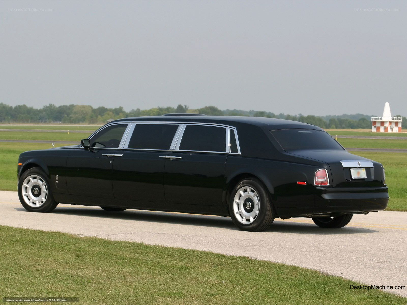 Black Rolls-Royce limousine