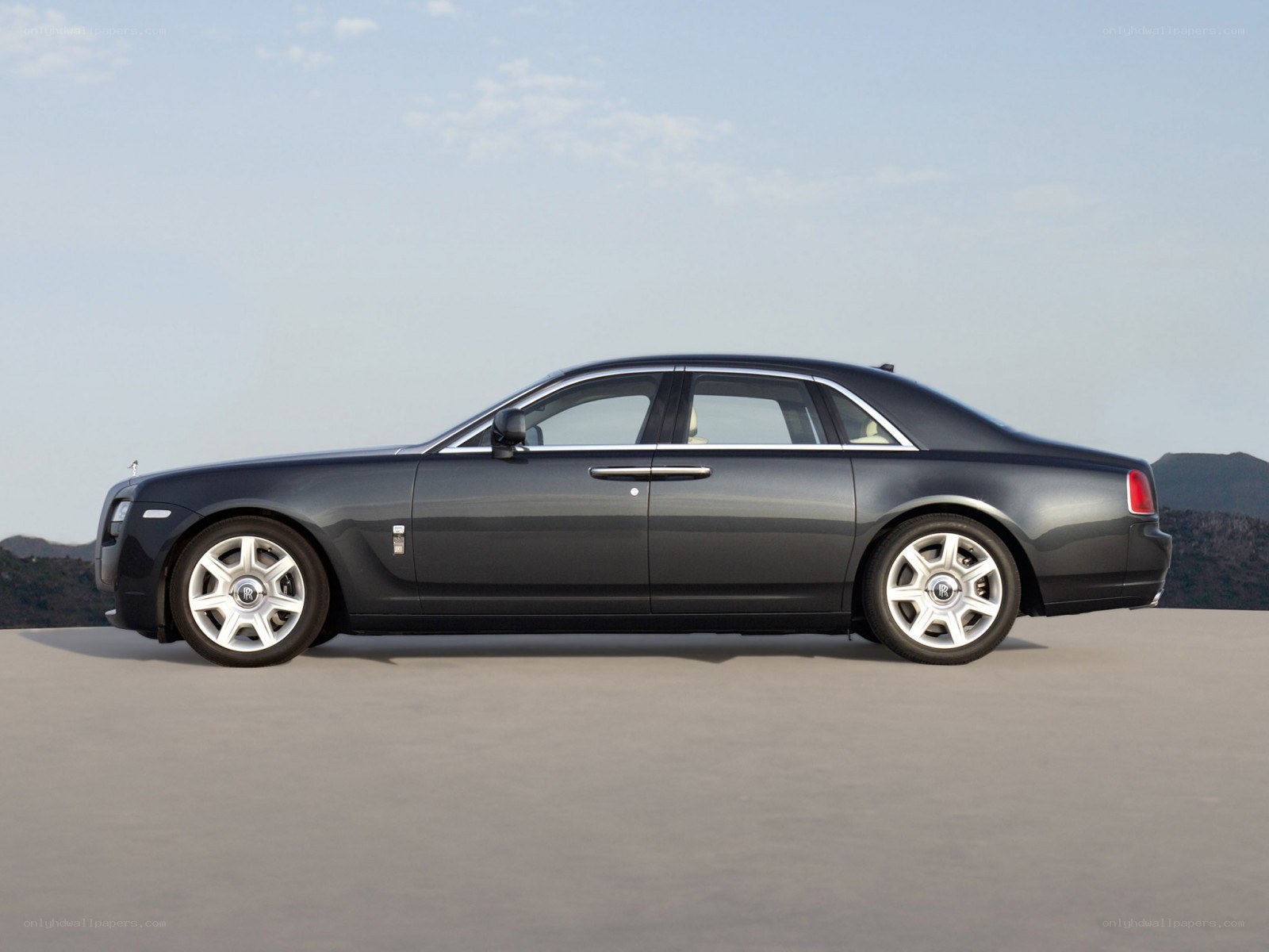 Black Rolls-Royce luxury sedan