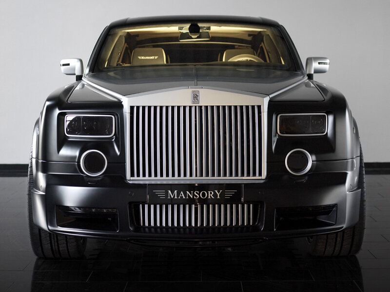 Black Rolls-royce Phantom — Dramatic, Photograph, Car, Grille, Headlights