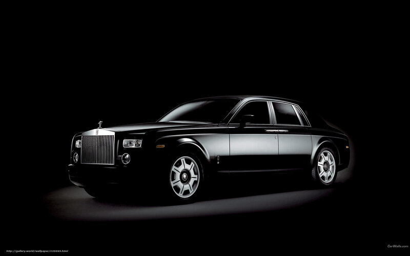 Black Rolls-royce Phantom — Dramatic, Photograph, Car, Grille