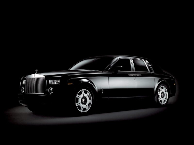 Black Rolls-royce Phantom — Dramatic, Photograph