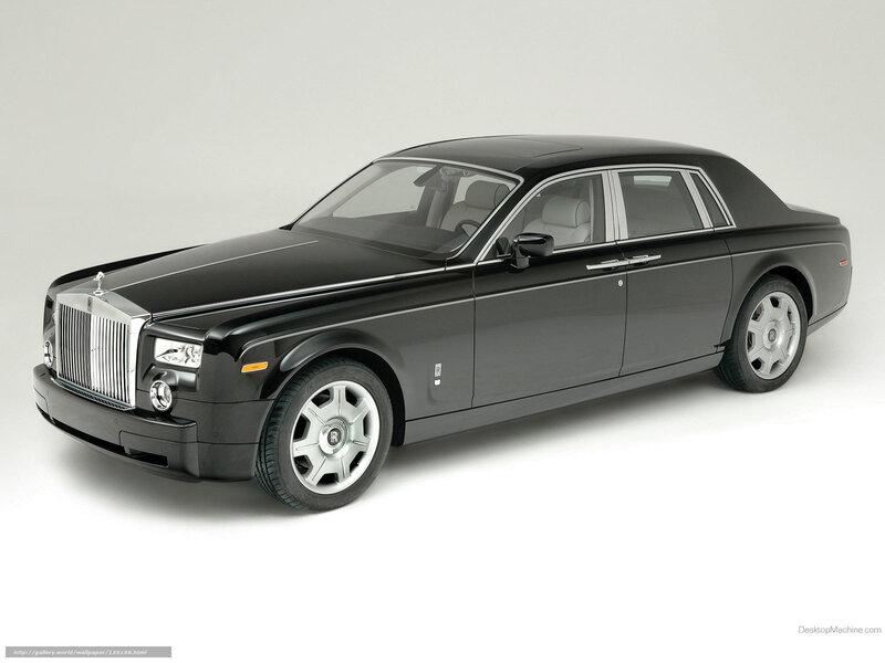 Black Rolls-royce Phantom — Neutral, Photograph, Car