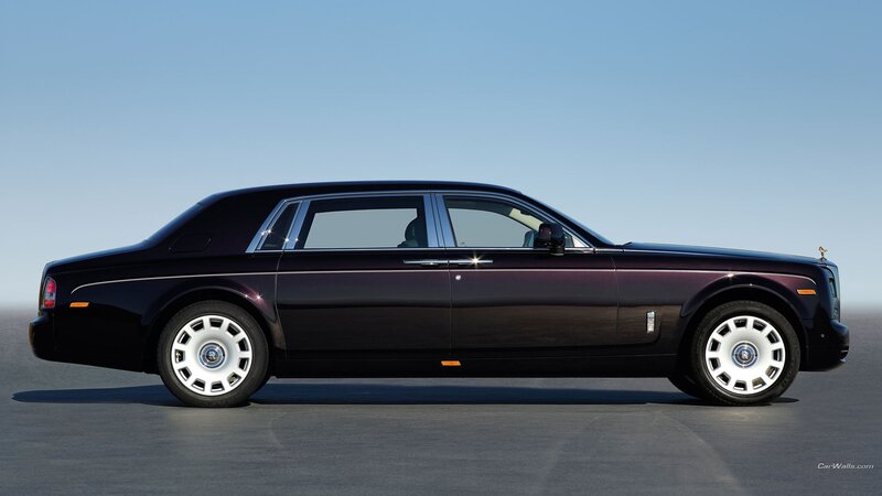 Black Rolls-Royce Phantom — Serene, Afternoon, Photograph, Car