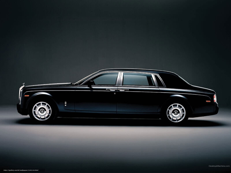 Black Rolls-royce Sedan — Dramatic, Photograph