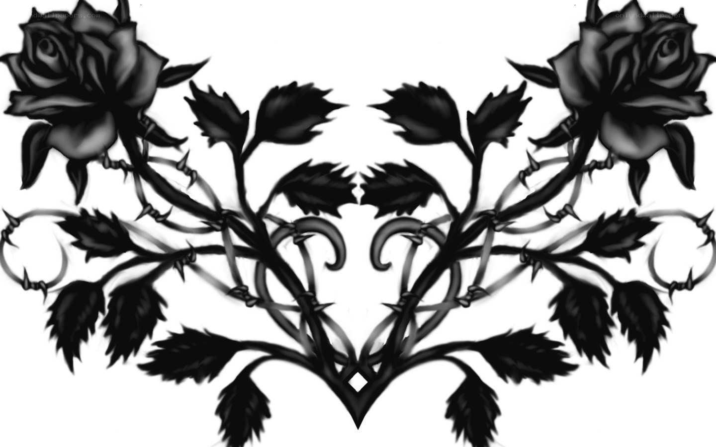 black rose tattoo design