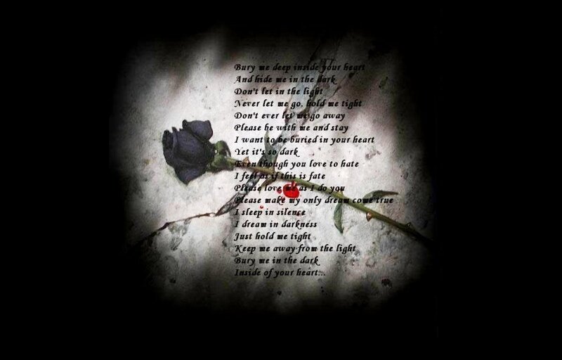 Black Rose with Text