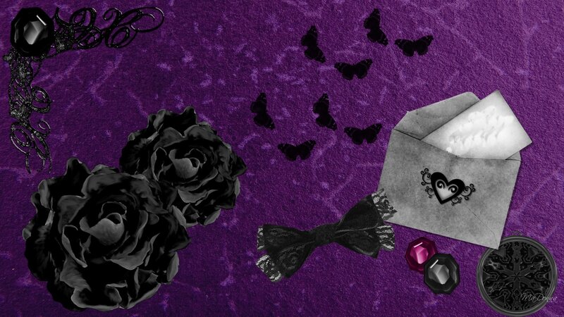 Black Roses and Envelope