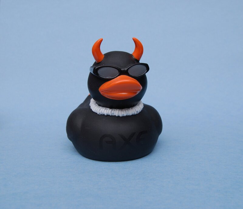 Black Rubber Duck