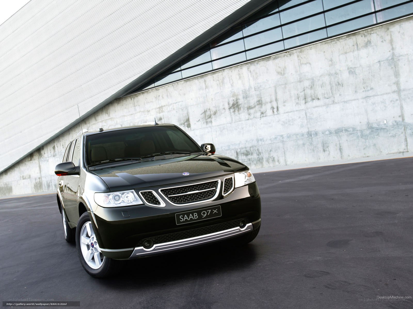 Black Saab 9-7x SUV