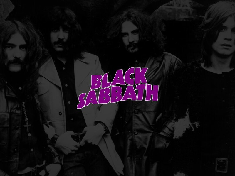 Black Sabbath Band Members — Serious, Photograph