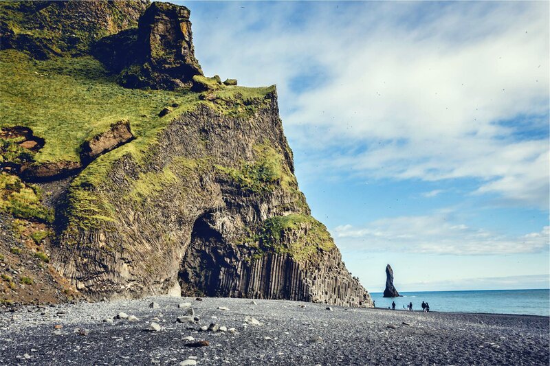 Black Sand Beach — Blue, Dramatic, Afternoon