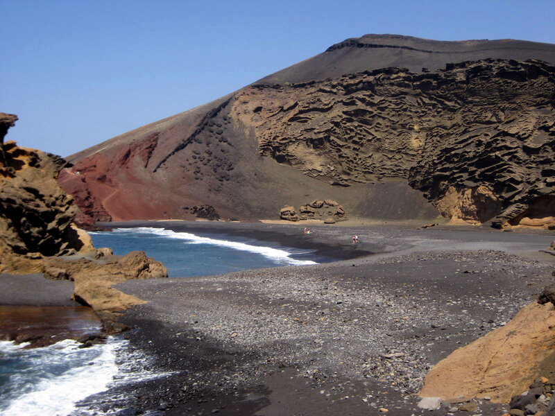 Black Sand Beach — Dramatic, Afternoon, Photograph