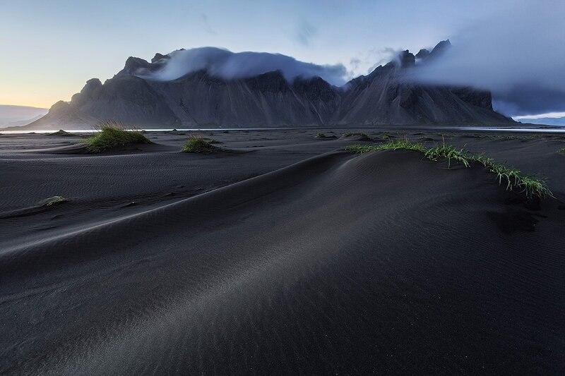 Black Sand Beach — Dramatic, Sunrise