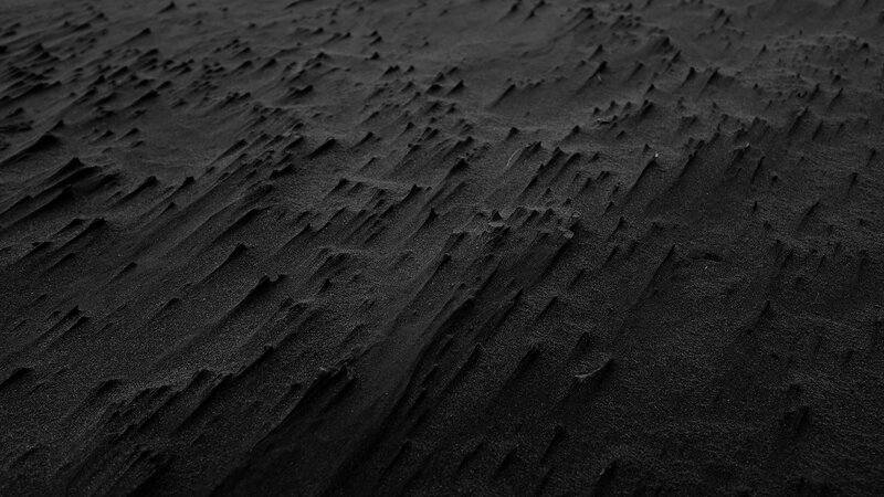 Black Sand Texture — Dark
