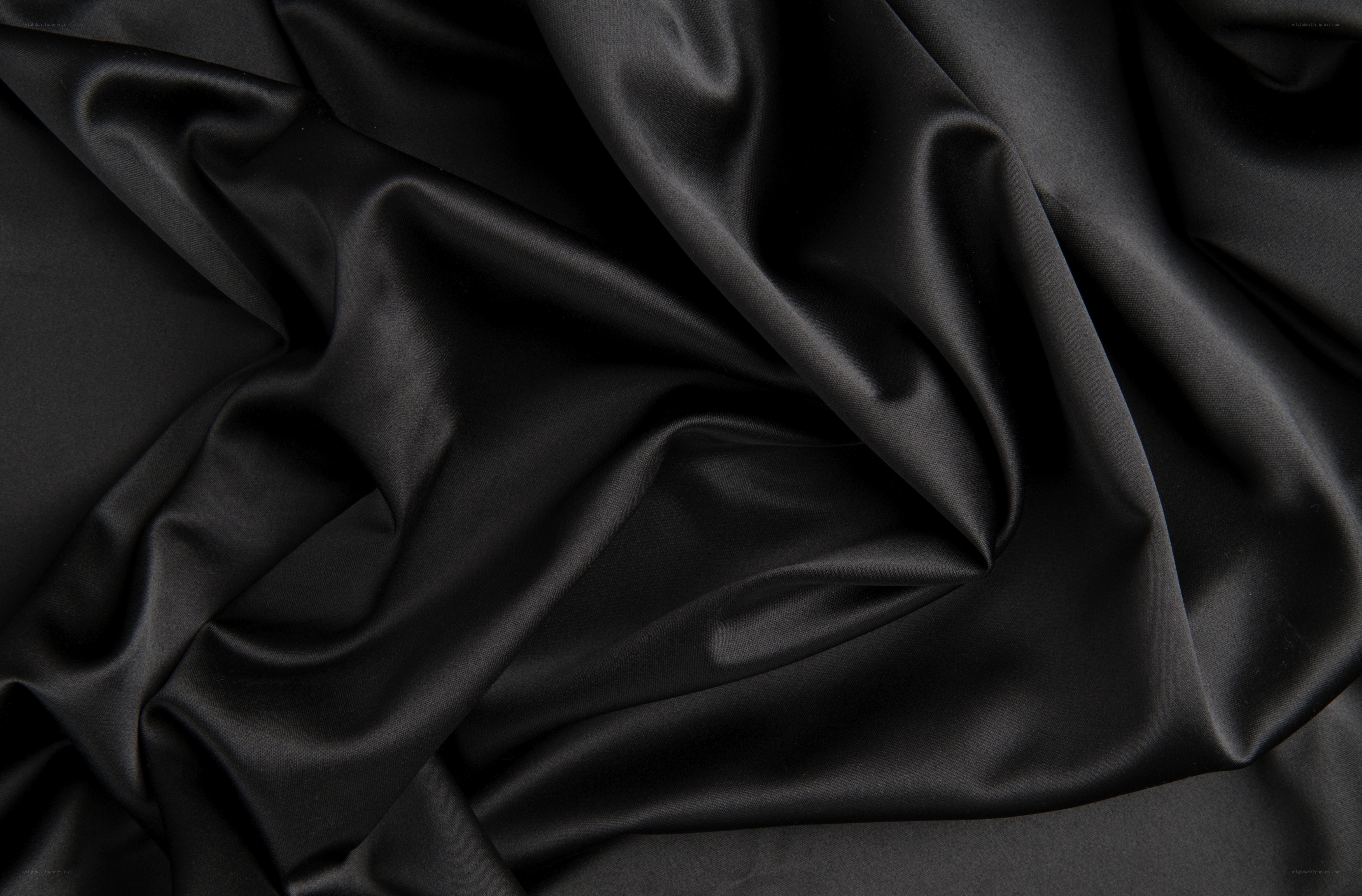 black satin fabric texture