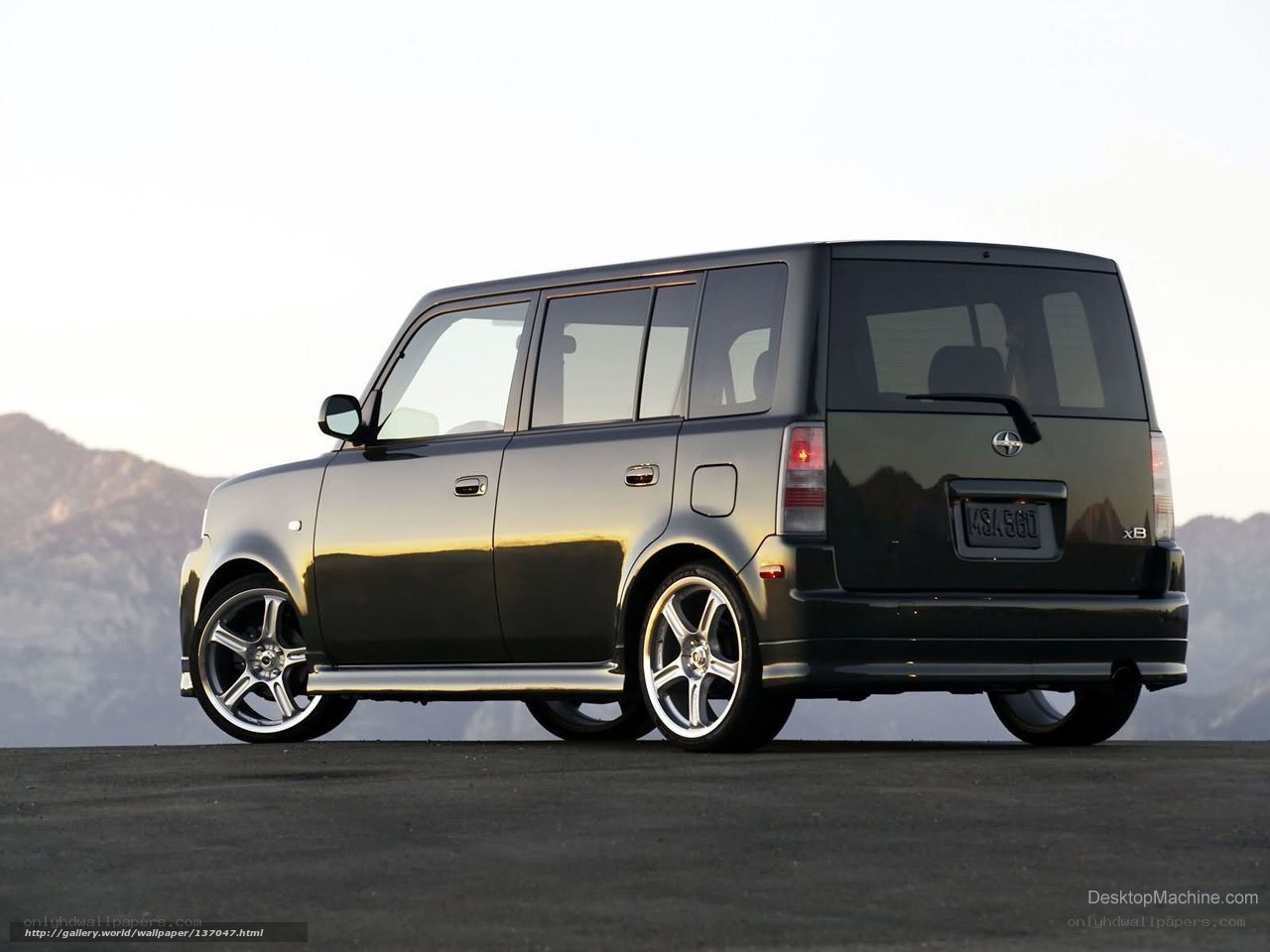 black scion xb minivan