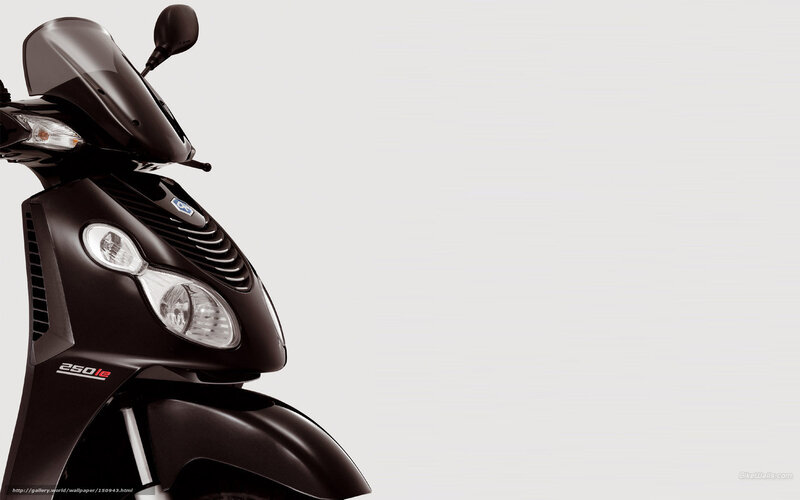 Black Scooter Front