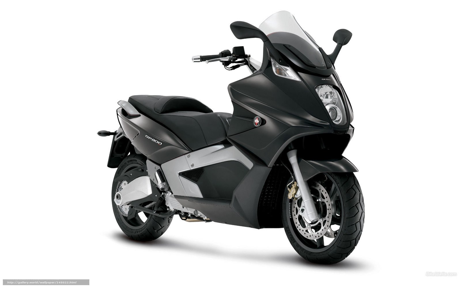 black scooter motorcycle