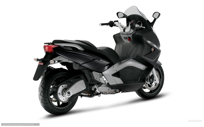 Black Scooter Motorcycle — Neutral, Photograph