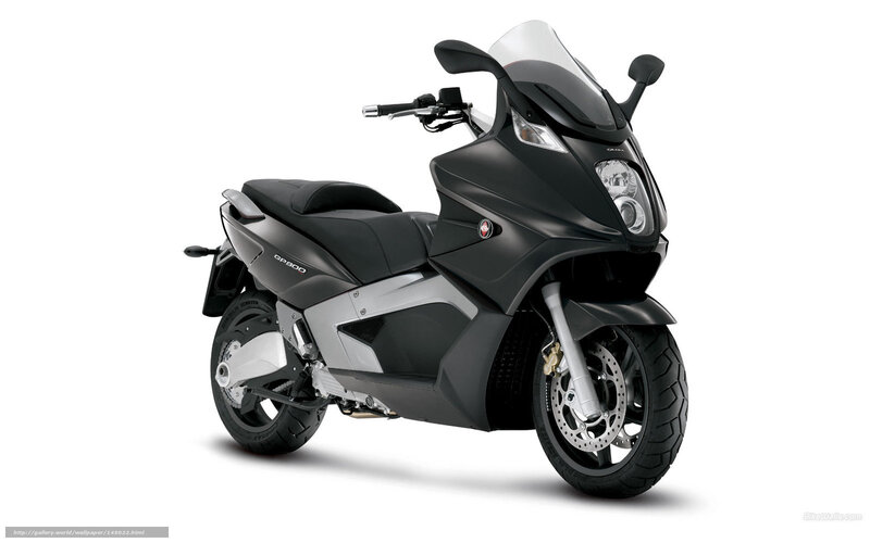 Black Scooter Motorcycle — Neutral, Photograph, Windshield, Headlight
