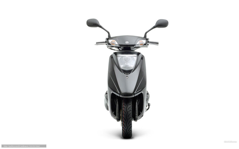 Black Scooter — Neutral, Photograph, Handlebars, Headlight