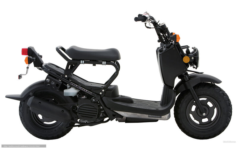 Black Scooter — Neutral, Photograph, Seat, Handlebars, Wheels