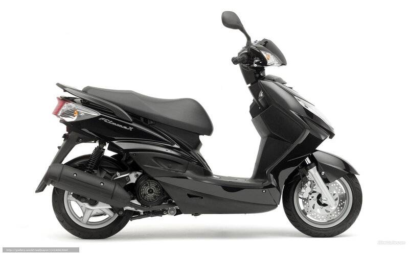 Black Scooter — Neutral, Photograph, Seat, Headlight
