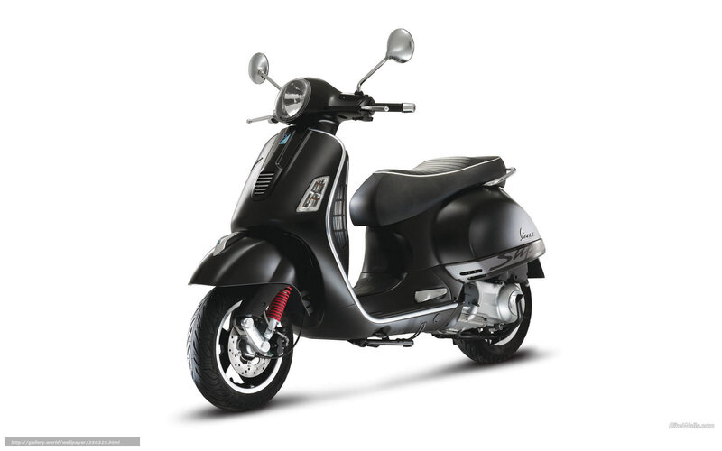 Black Scooter — Neutral, Photograph, Seat, Mirror, Headlight