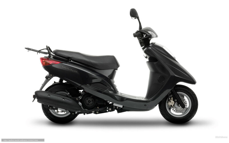 Black Scooter — Neutral, Photograph, Seat, Mirror, Taillight