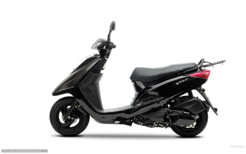 Black Scooter — Neutral, Photograph, Seat, Taillight