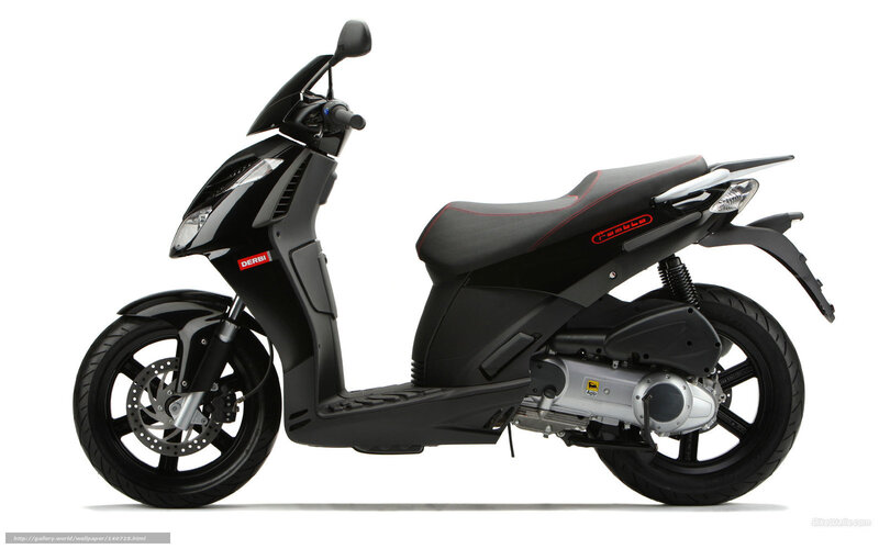 Black Scooter — Neutral, Photograph, Seat