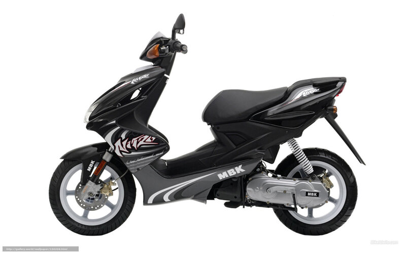 Black Scooter — Neutral, Photograph, Seat, Wheel, Engine