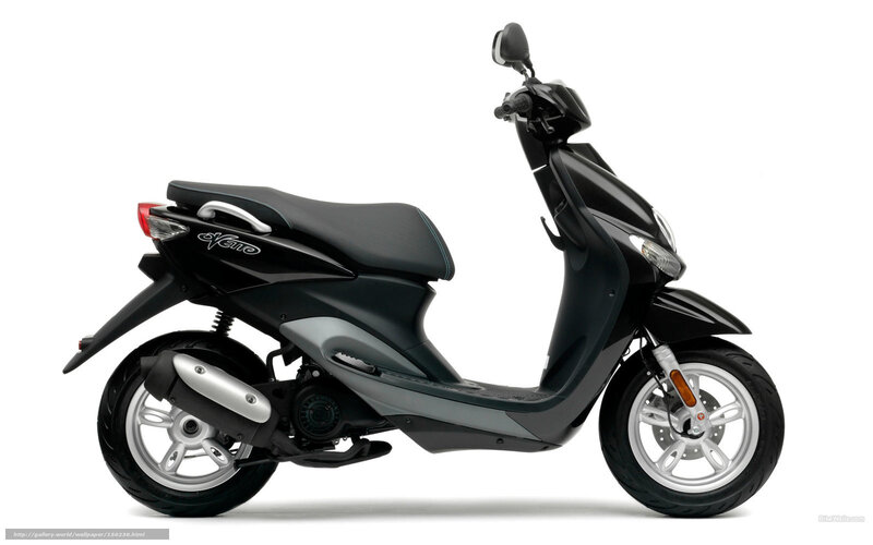Black Scooter — Neutral, Photograph, Seat, Wheel, Headlight