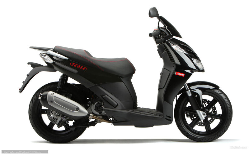 Black Scooter — Neutral, Photograph