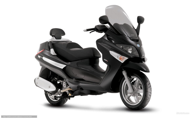Black Scooter — Neutral, Photograph, Windshield, Seat, Exhaust