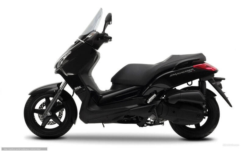 Black Scooter — Neutral, Photograph, Windshield, Seat, Rear Light