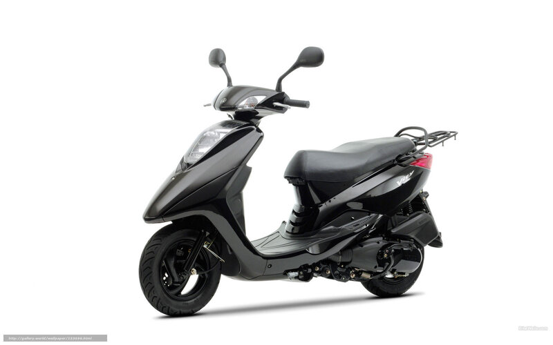 black scooter on white background