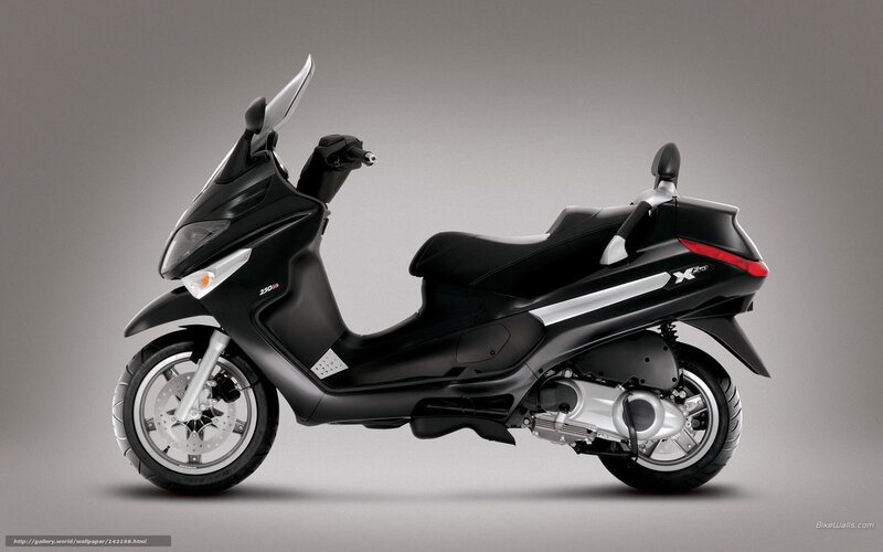 black scooter side profile