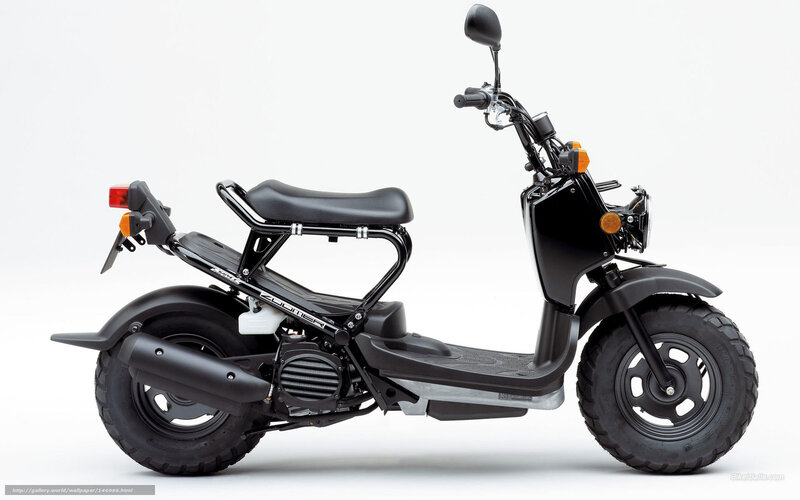 black scooter side profile