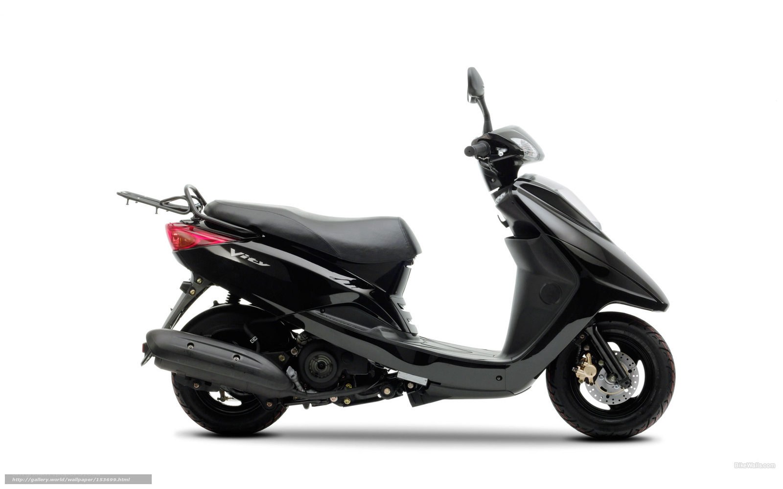 black scooter side profile