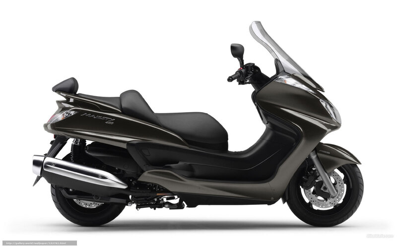 black scooter side profile
