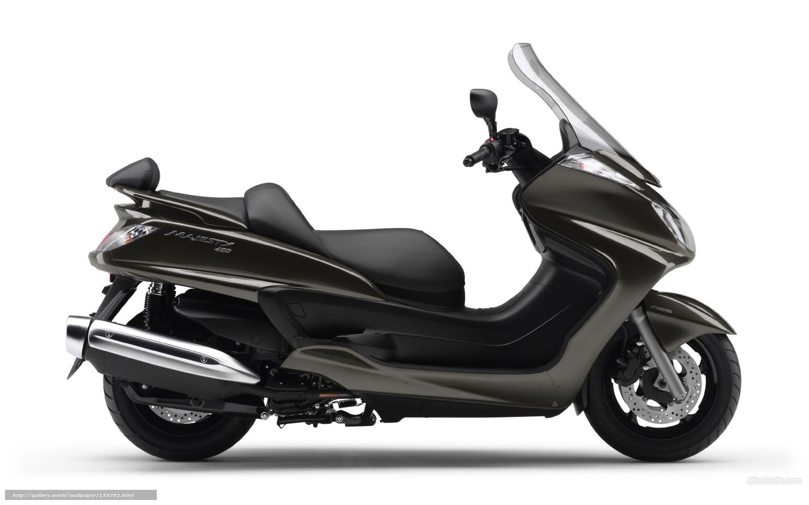black scooter side profile